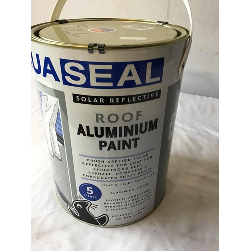 189 - TIN OF ROOF ALUMINIUM PAINT