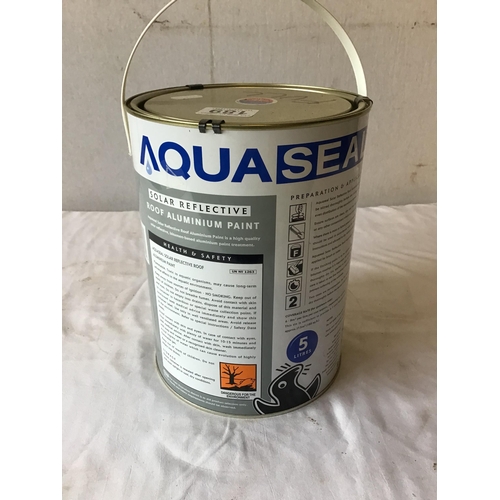 189 - TIN OF ROOF ALUMINIUM PAINT