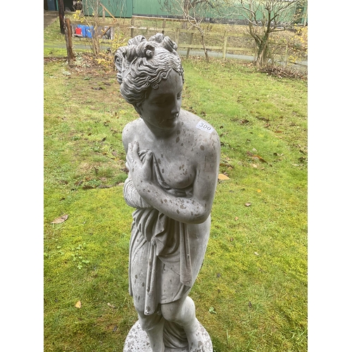 300 - GRECIAN LADY GARDEN STATUE (PANDORA) - H46