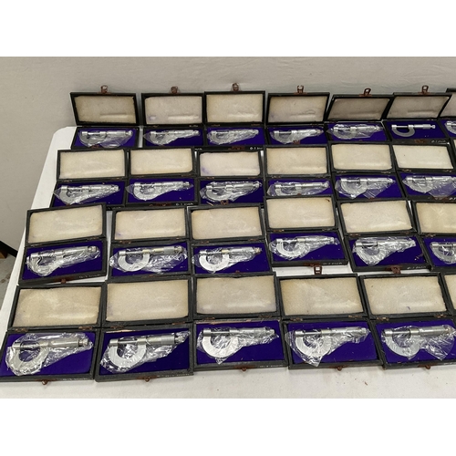 19 - BOX OF CASED MICROMETERS (41)