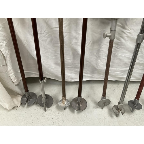 8 - LARGE QTY OF VINTAGE SHOOTING STICKS - H 35