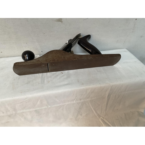 29 - 3 STANLEY BAILEY WOOD PLANES - NO 7, NO 6 AND NO 5