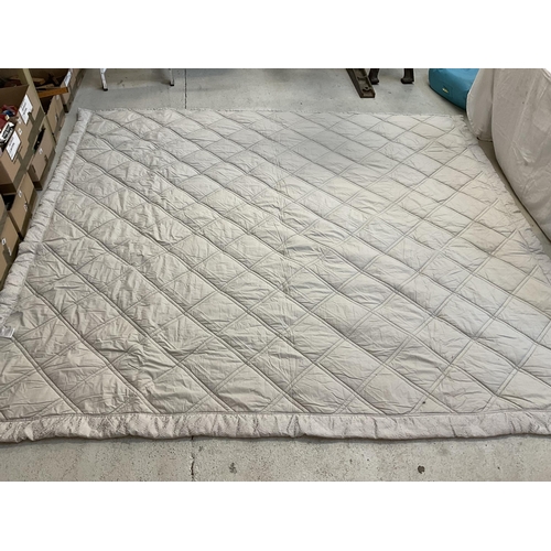 54 - LARGE QTY OF DUVETS, BLANKETS, THROWS AND PADS ETC