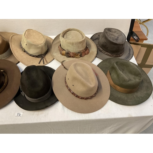 73 - QTY OF HATS