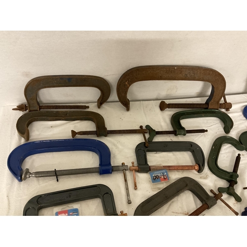 89 - LARGE QTY OF G CLAMPS x 20