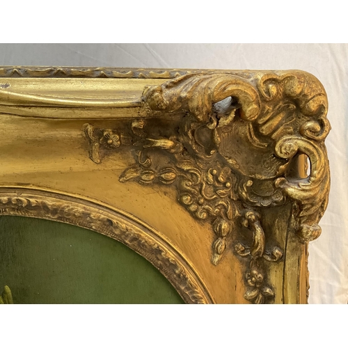 128 - REPRODUCTION STILL LIFE PICTURE IN ORNATE GILT FRAME - H29