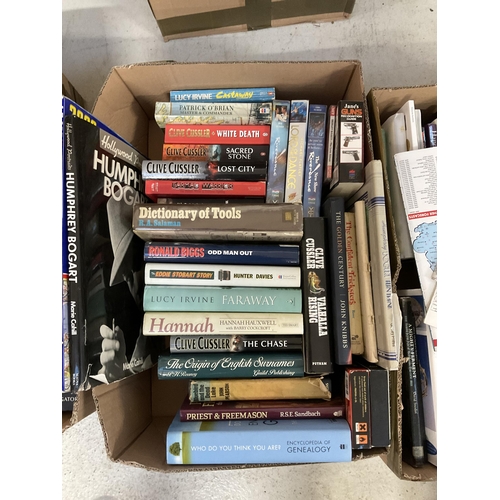 150 - 6 BOXES OF BOOKS