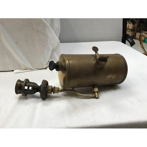 111 - LARGE QTY OF VINTAGE BRASS BLOW LAMPS