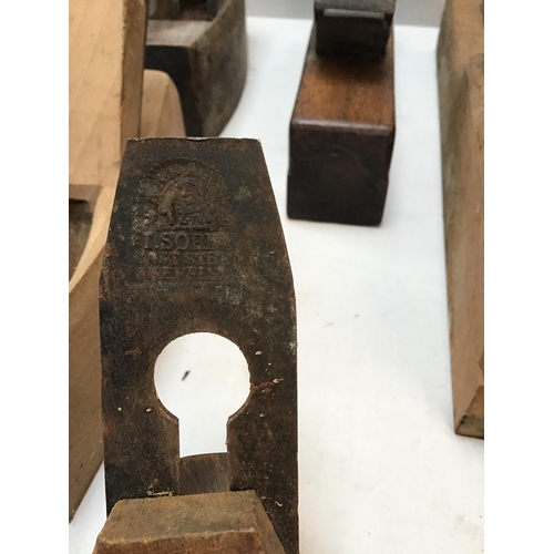 112 - LARGE QTY OF VICTORIAN AND LATER BLOCK PLANES - SMALLEST 5.5