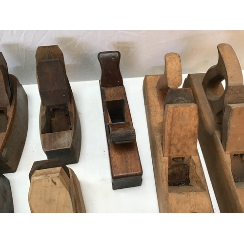 112 - LARGE QTY OF VICTORIAN AND LATER BLOCK PLANES - SMALLEST 5.5