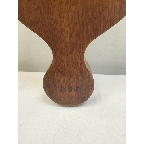 115 - MAHOGANY INLAID WALL BAROMETER -H26