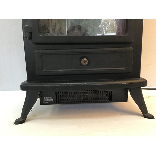 117 - ELECTRIC CONVECTOR FIRE (IMITATION LOG BURNER) - H21