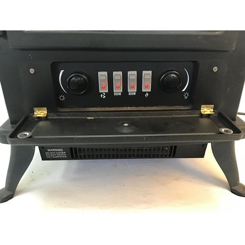 117 - ELECTRIC CONVECTOR FIRE (IMITATION LOG BURNER) - H21