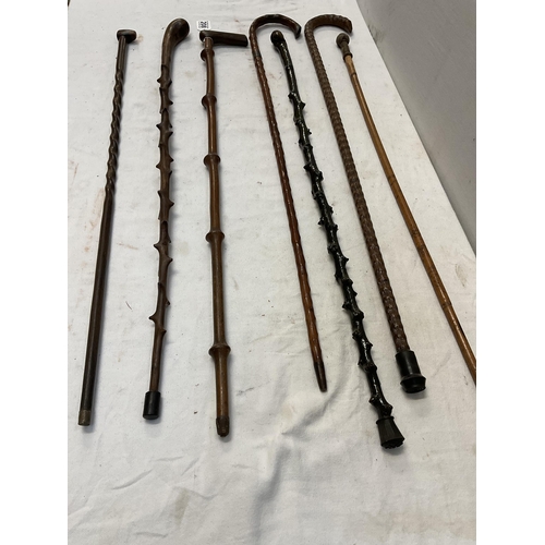 208 - COLLECTION OF VICTORIAN AND LATER WALKING CANES