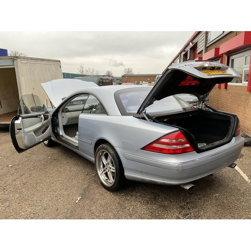 276 - MERCEDES CL500 COUPE 5.0 AUTOMATIC - PRIVATE PLATE W777 DER INCLUDED 
CHALCEDONY BLUE METALLIC , 439... 