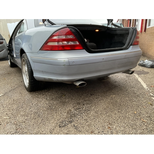 276 - MERCEDES CL500 COUPE 5.0 AUTOMATIC - PRIVATE PLATE W777 DER INCLUDED 
CHALCEDONY BLUE METALLIC , 439... 