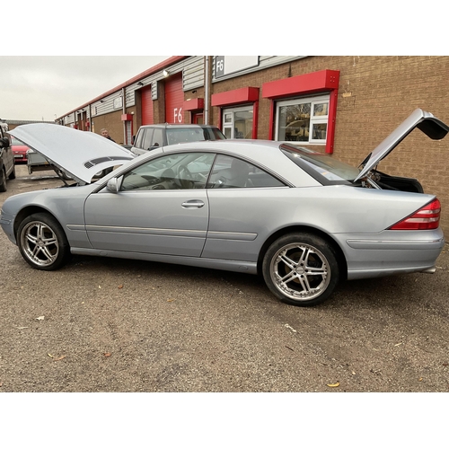 276 - MERCEDES CL500 COUPE 5.0 AUTOMATIC - PRIVATE PLATE W777 DER INCLUDED 
CHALCEDONY BLUE METALLIC , 439... 