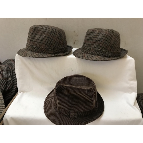 286 - BOX OF HATS TO INC TRILBYS ETC X 29