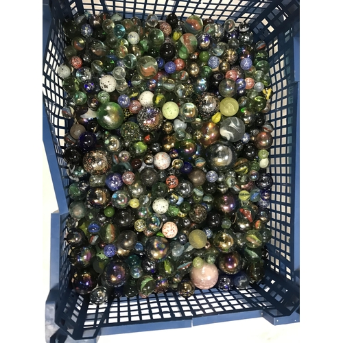 355 - 2 CRATES OF MARBLES