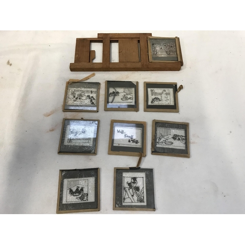 374 - VINTAGE MAGIC LANTERN AND SLIDES