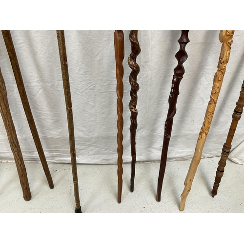 420 - QTY OF WALKING STICKS
LONGEST 40