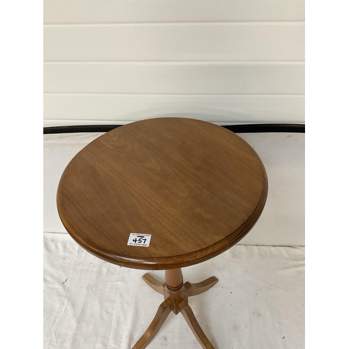 457 - MODERN PEDESTAL LAMP TABLE - H 31