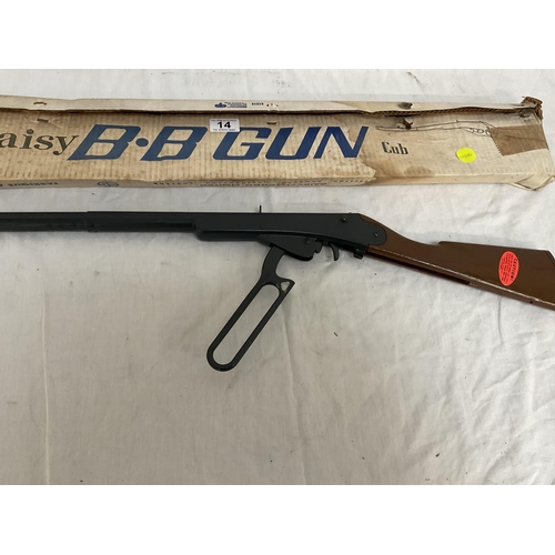 14 - VINTAGE DAISY BB GUN MODEL 102 CUB IN ORIGINAL BOX