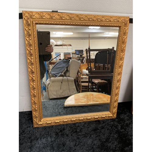 45 - 1 BEVEL EDGE FRAMED WALL MIRROR - 19 X 26