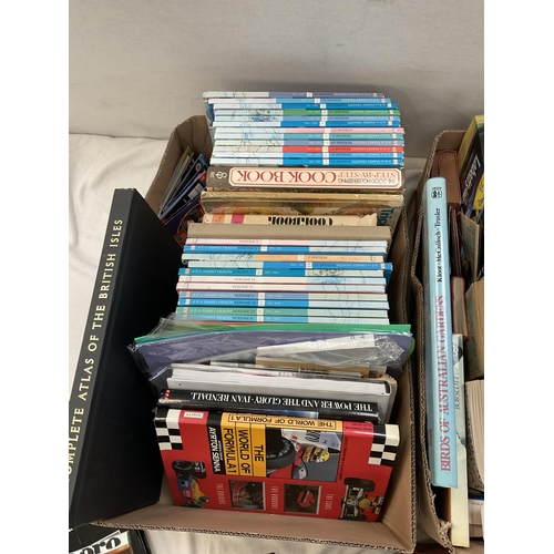 49 - 2 BOXES OF BOOKS, TAPES AND VIDEO'S