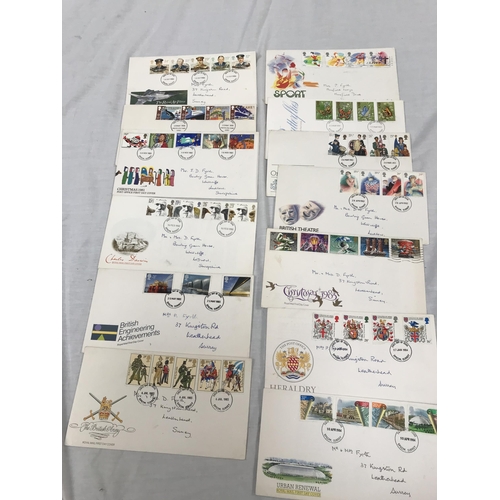 115 - QTY OF FIRST DAY COVERS AND STAMPS