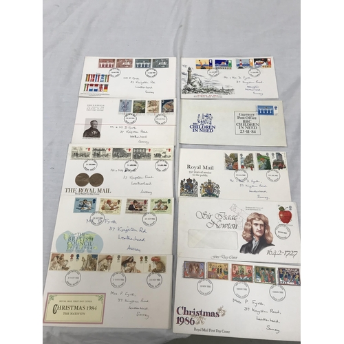 115 - QTY OF FIRST DAY COVERS AND STAMPS