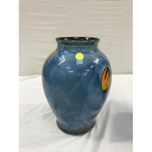 134 - LARGE POOLE POTTERY VASE - H 14