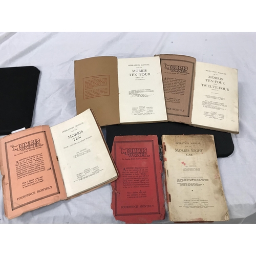 142 - VINTAGE MORRIS 10-4 AND MORRIS 8 OPERATION MANUELS