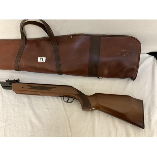 78 - 177 AIR RIFLE IN CASE