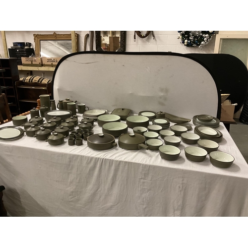 96 - VERY LARGE DENBY DINNER SERVICE (212 PIECES)