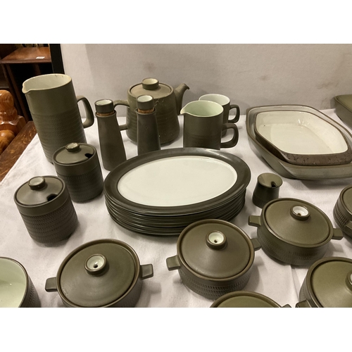 96 - VERY LARGE DENBY DINNER SERVICE (212 PIECES)