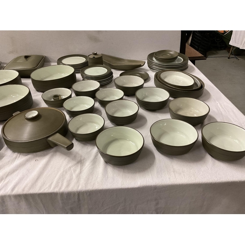 96 - VERY LARGE DENBY DINNER SERVICE (212 PIECES)