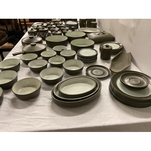 96 - VERY LARGE DENBY DINNER SERVICE (212 PIECES)