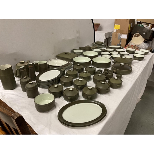 96 - VERY LARGE DENBY DINNER SERVICE (212 PIECES)