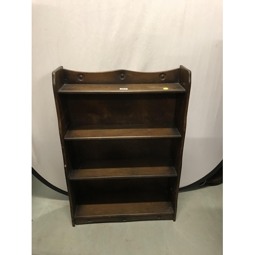 365 - VINTAGE OPEN BOOKCASE - H 36