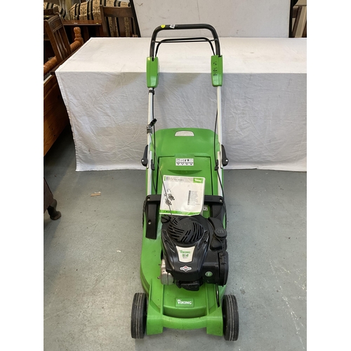 329 - VIKING SELF PROPELLED PETROL LAWN MOWER WITH BRIGGS AND STRATTON ENGINE