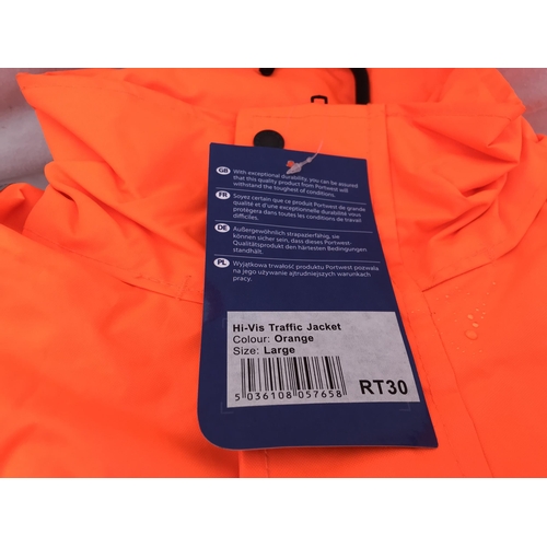 27 - 3 CRATES OF HI VIS WORKWEAR