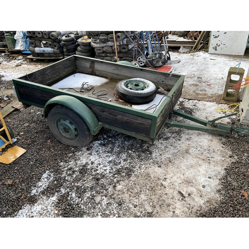 67 - CAR TRAILER TO INCLUDE ELECTRICS AND SPARE WHEEL