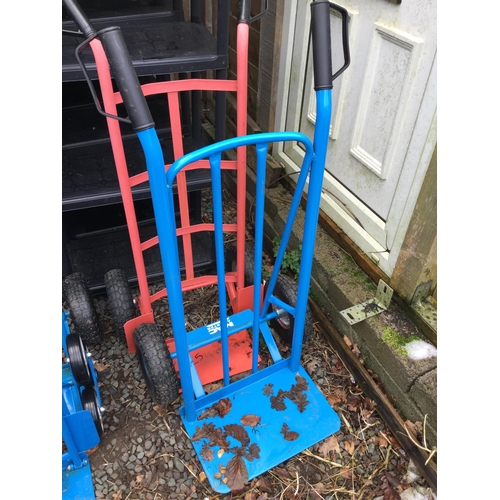 81 - 6 NEW ASSEMBLED SACK TRUCKS