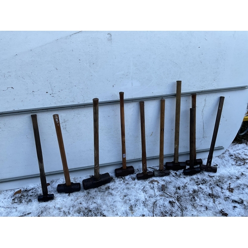 102 - QTY OF SLEDGE HAMMERS