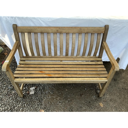 126 - WOODEN GARDEN BENCH H34