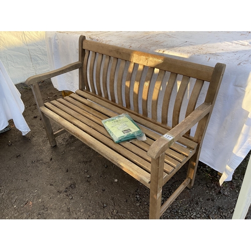 127 - WOODEN GARDEN BENCH H34