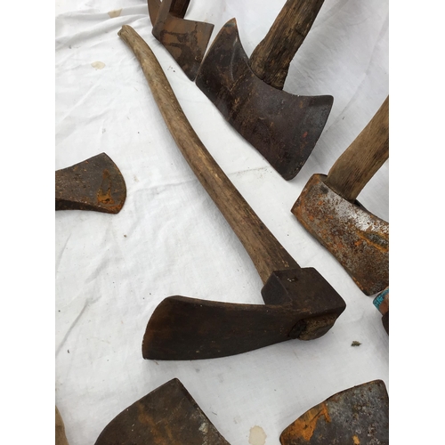 159 - QTY OF VINTAGE AXES