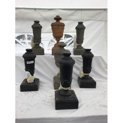 166 - 6 TABLE LAMP BASES