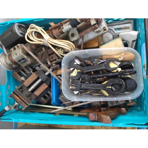 178 - 2 CRATES OF ENGINEERS TOOLS ETC